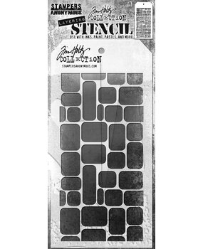 Stampers Anonymous Tim Holtz Labels Layering Stencil (THS178) Stampers Anonymous Tim Holtz Labels Layering Stencil (THS178)