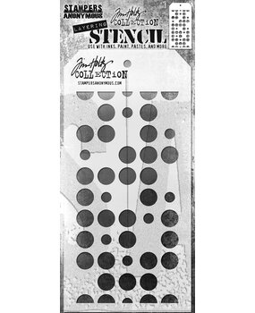 Stampers Anonymous Tim Holtz Spots Layering Stencil (THS180) Stampers Anonymous Tim Holtz Spots Layering Stencil (THS180)