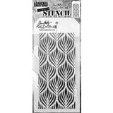 Stampers Anonymous Tim Holtz Deco Feather Layering Stencil (THS183)