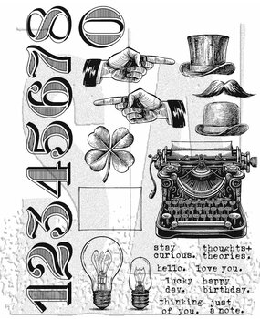 Stampers Anonymous Cling Stamps Curiosity Shop (CMS482)