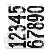 Stampers Anonymous Cling Stamps Paint By Number (CMS483)