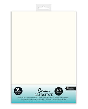 Studio Light Cardstock A4 Cream (10pcs) (SL-CO-PS40)