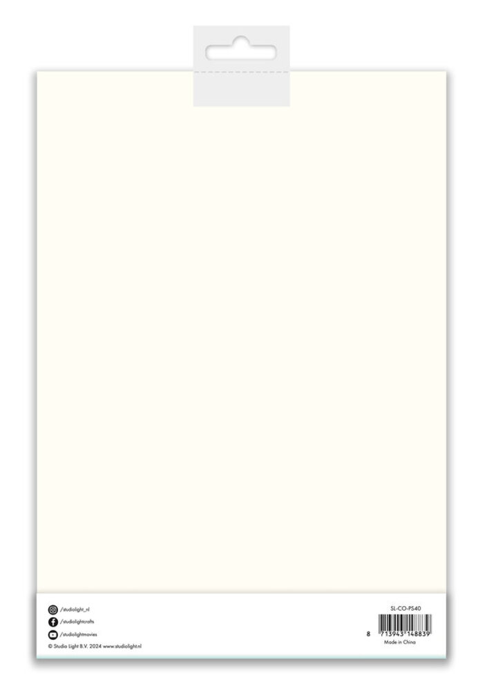 Studio Light Cardstock A4 Cream (10pcs) (SL-CO-PS40) Studio Light Cardstock A4 Cream (10pcs) (SL-CO-PS40)