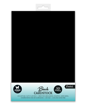 Studio Light Cardstock A4 Black (10pcs) (SL-CO-PS41)