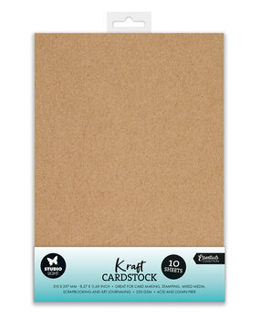 Studio Light Cardstock A4 Kraft (10pcs) (SL-CO-PS42) Studio Light Cardstock A4 Kraft (10pcs) (SL-CO-PS42)