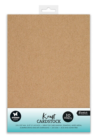 Studio Light Cardstock A4 Kraft (10pcs) (SL-CO-PS42) Studio Light Cardstock A4 Kraft (10pcs) (SL-CO-PS42)
