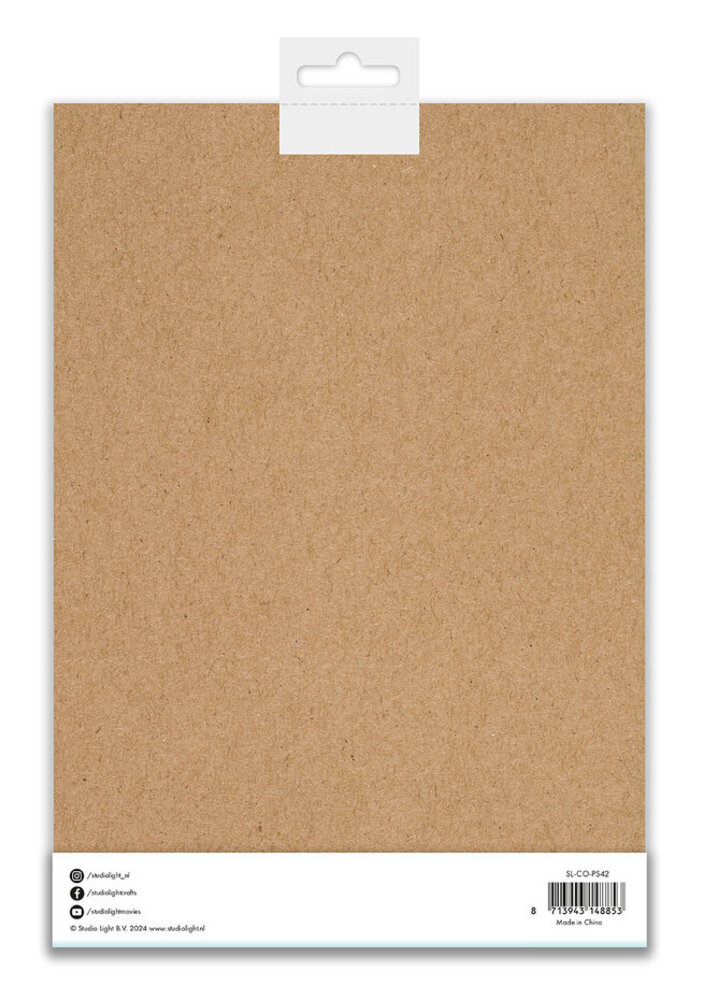 Studio Light Cardstock A4 Kraft (10pcs) (SL-CO-PS42) Studio Light Cardstock A4 Kraft (10pcs) (SL-CO-PS42)