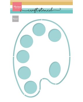 Marianne Design Craft Stencil A5 Palette (PS8156) Marianne Design Craft Stencil A5 Palette (PS8156)