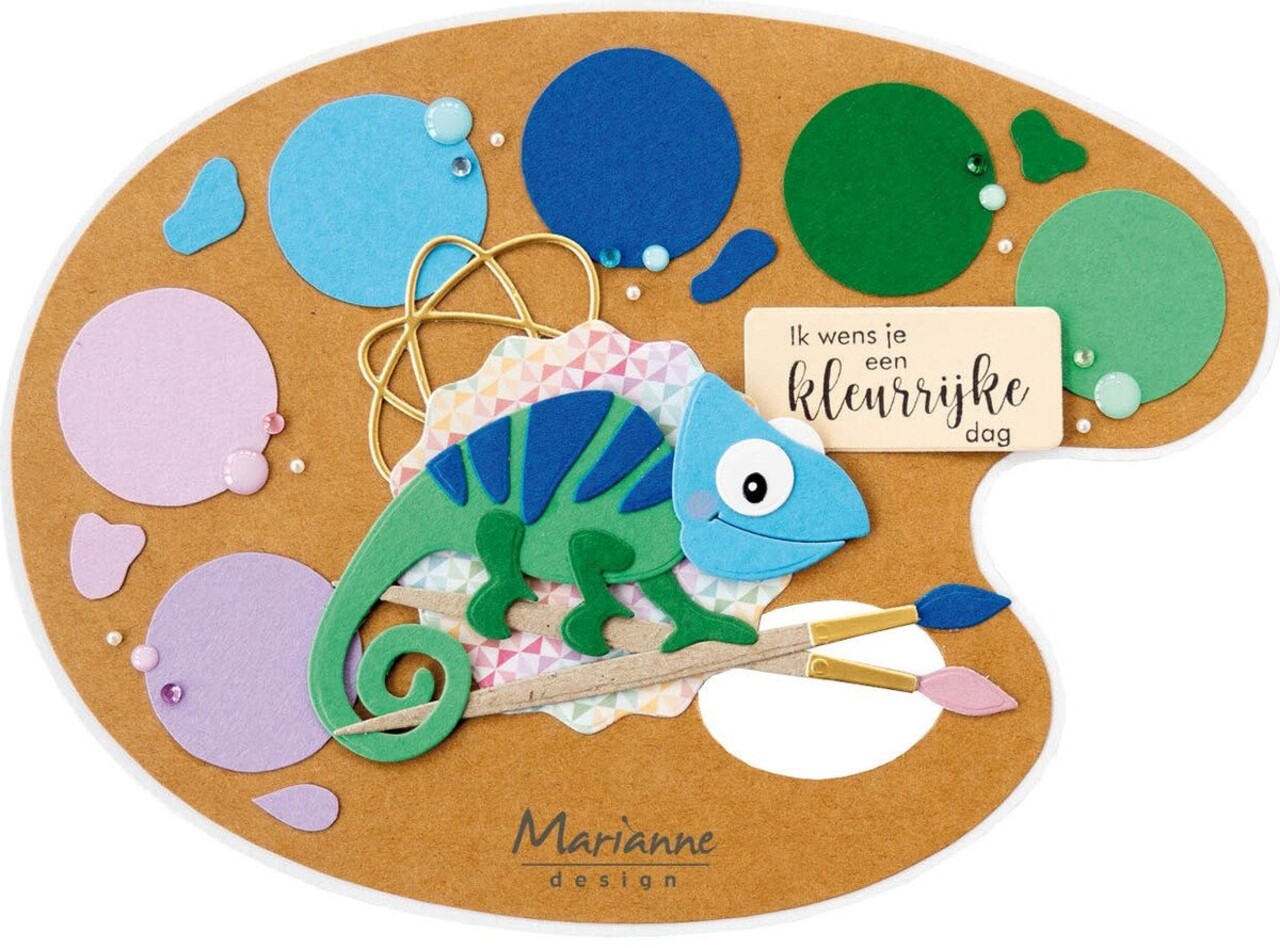 Marianne Design Craft Stencil A5 Palette (PS8156) Marianne Design Craft Stencil A5 Palette (PS8156)