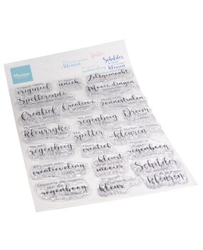 Marianne Design Clear Stamps Kleurige Groetjes (CS1166)