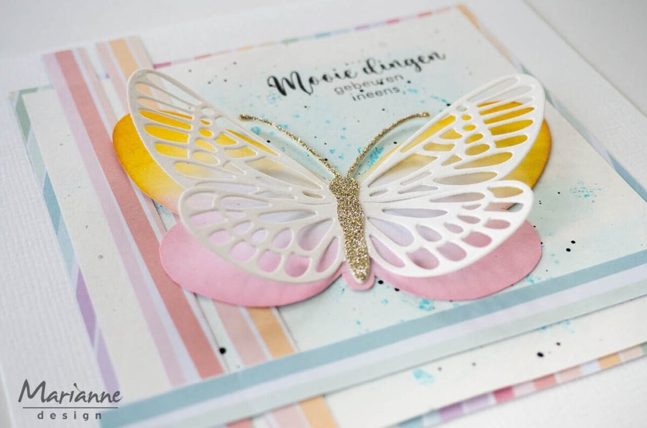 Marianne Design Clear Stamps Kleurige Groetjes (CS1166)