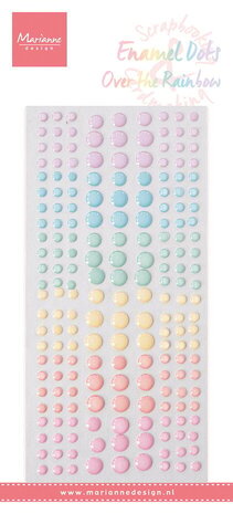 Marianne Design Enamel Dots Over The Rainbow (PL4532)