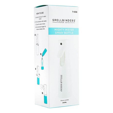 Spellbinders Mighty Mister Spray Bottle 200ml (T-058) Spellbinders Mighty Mister Spray Bottle 200ml (T-058)