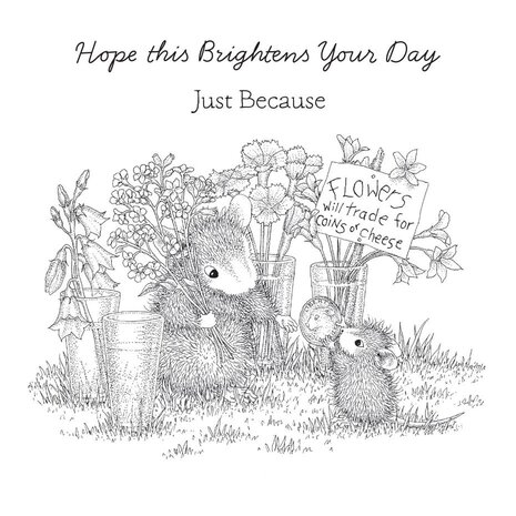 Spellbinders House-Mouse Designs Flower Market Cling Rubber Stamp (RSC-025) Spellbinders House-Mouse Designs Flower Market Cling Rubber Stamp (RSC-025)