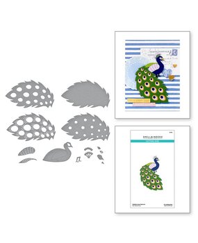Spellbinders Kaleidoscope Peacock Dies (S5-631)