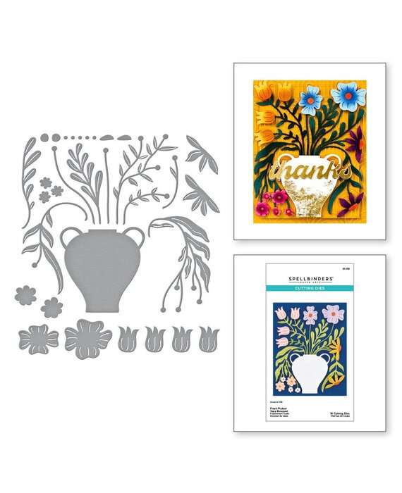 Spellbinders Prägeschablone Blumen - 15x11cm Für Karten & Scrapbooking