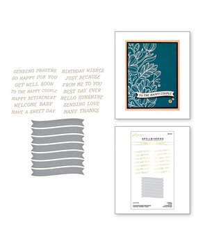 Spellbinders Glimmering Flowers Curved Everyday Sentiments Glimmer Hot Foil Plate & Die Set (GLP-434) Spellbinders Glimmering Flowers Curved Everyday Sentiments Glimmer Hot Foil Plate & Die Set (GLP-434)