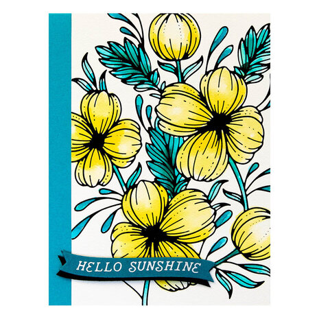 Spellbinders Glimmering Flowers Buttercups Glimmer Hot Foil Plate (GLP-435)