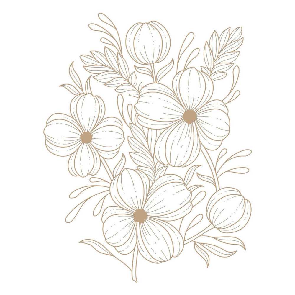 Spellbinders Glimmering Flowers Buttercups Glimmer Hot Foil Plate and Stencil Bundle (BD-0840) Spellbinders Glimmering Flowers Buttercups Glimmer Hot Foil Plate and Stencil Bundle (BD-0840)