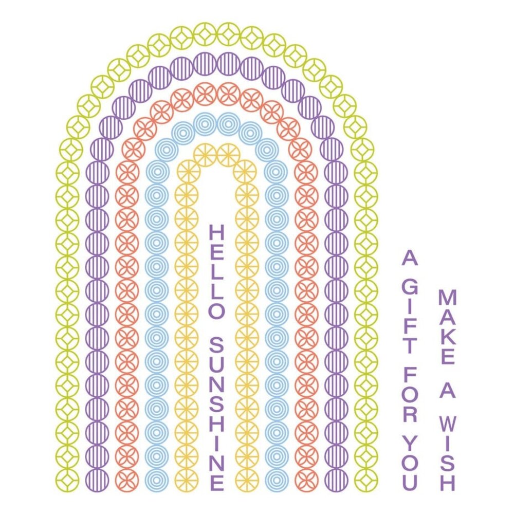 Spellbinders Cheers to You Arched Messages Registration Press Plate & Die Set (BPR-006)