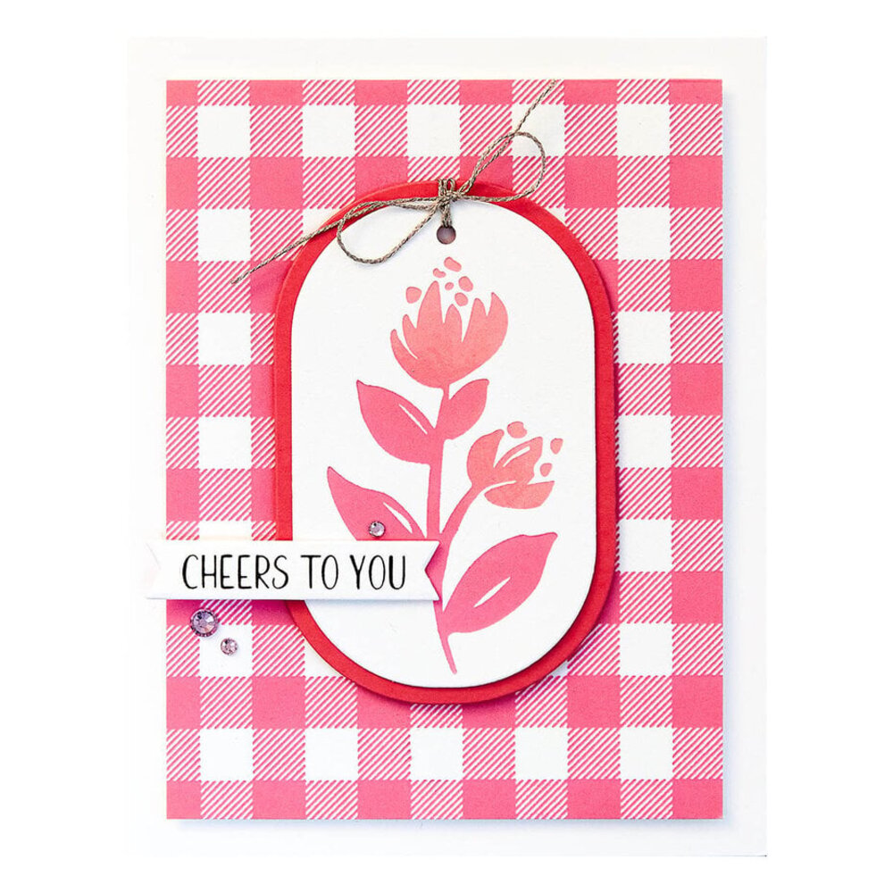 Spellbinders Cheers to You Buffalo Plaid Press Plate (BP-161) Spellbinders Cheers to You Buffalo Plaid Press Plate (BP-161)