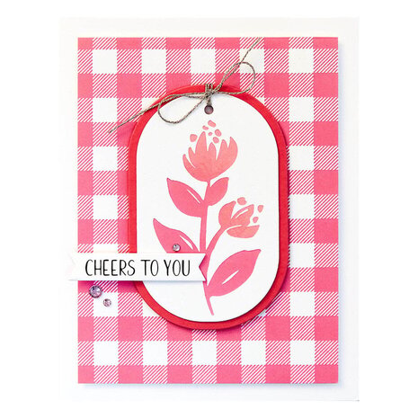 Spellbinders Cheers to You Buffalo Plaid Press Plate (BP-161) Spellbinders Cheers to You Buffalo Plaid Press Plate (BP-161)