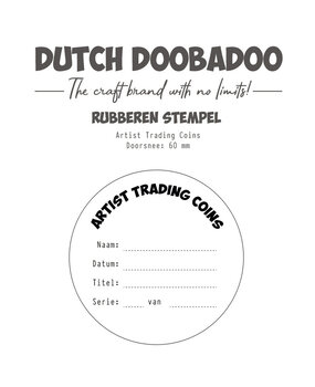 Dutch Doobadoo Rubber Stamp Artist Trading Coins Text (497.004.003) Dutch Doobadoo Rubber Stamp Artist Trading Coins Text (497.004.003)