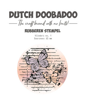 Dutch Doobadoo Rubber Stamp Butterfly 1 (497.004.004) Dutch Doobadoo Rubber Stamp Butterfly 1 (497.004.004)