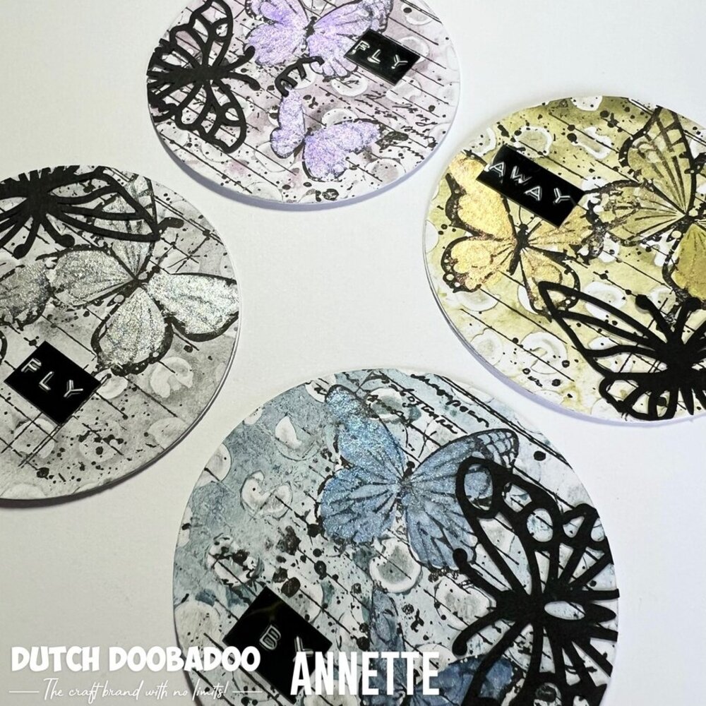 Dutch Doobadoo Rubber Stamp Butterfly 2 (497.004.005)