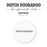 Dutch Doobadoo Acrylic Stamp Block Artist Trading Coins Ø70mm (476.125.002)
