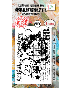AALL and Create Clear Stamp Set A8 Expressions (AALL-TP-1160)