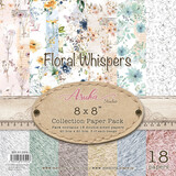 Memory Place Floral Whispers 8x8 Inch Paper Pack (MP-61394)