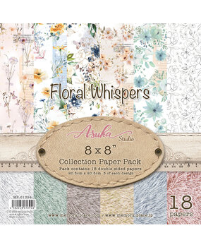 Memory Place Floral Whispers 8x8 Inch Paper Pack (MP-61394) Memory Place Floral Whispers 8x8 Inch Paper Pack (MP-61394)