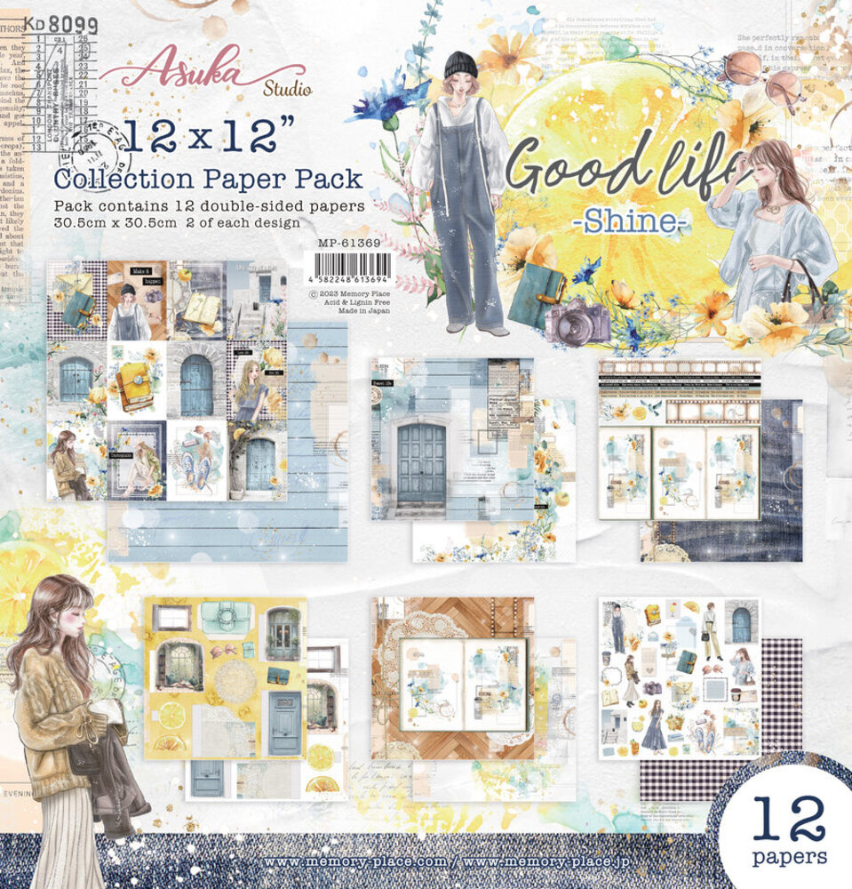 Memory Place Good Life Shine 12x12 Inch Paper Pack (MP-61369)