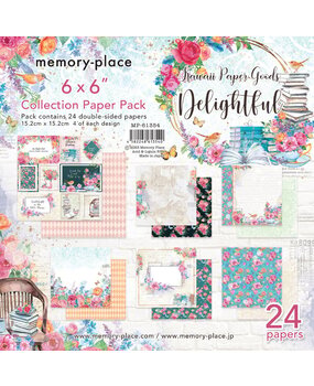 Memory Place Delightful 6x6 Inch Paper Pack (MP-61354) Memory Place Delightful 6x6 Inch Paper Pack (MP-61354)