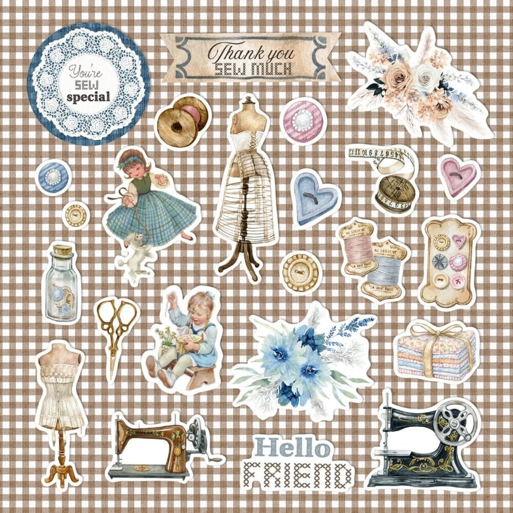 Memory Place Stitched Together Ephemera (MP-61419) Memory Place Stitched Together Ephemera (MP-61419)