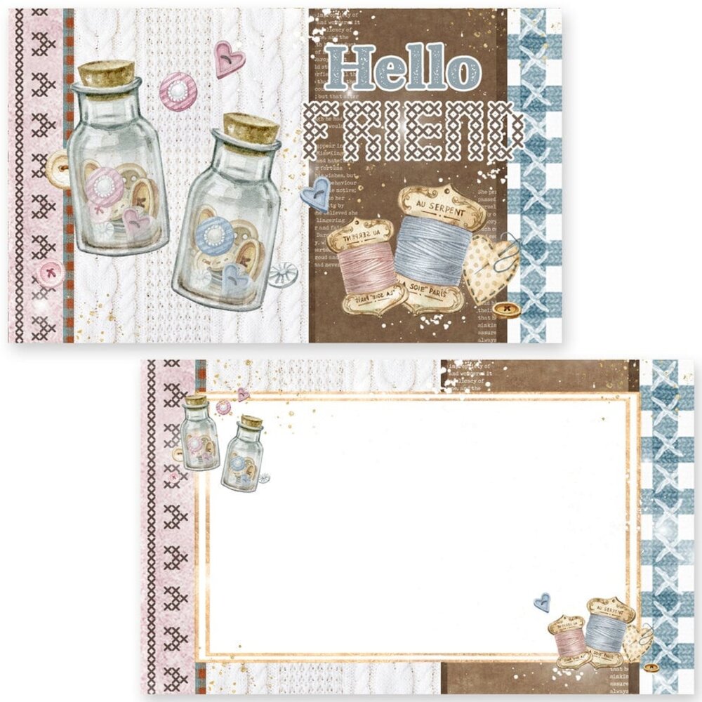 Memory Place Stitched Together Journaling Cards (MP-61421) Memory Place Stitched Together Journaling Cards (MP-61421)