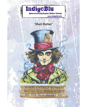IndigoBlu Mad Hatter A6 Rubber Stamps (IND1205) IndigoBlu Mad Hatter A6 Rubber Stamps (IND1205)