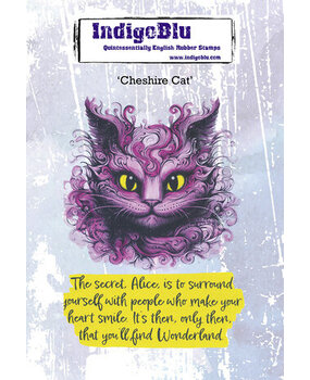 IndigoBlu Cheshire Cat A6 Rubber Stamps (IND1206) IndigoBlu Cheshire Cat A6 Rubber Stamps (IND1206)