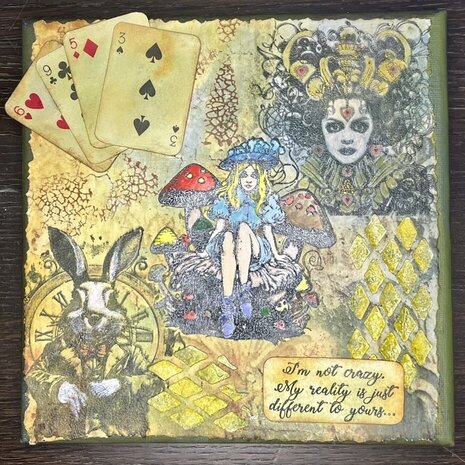 IndigoBlu Not Mushroom for Alice A6 Rubber Stamps (IND1253)