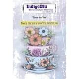 IndigoBlu Time for Tea A6 Rubber Stamps (IND1254)