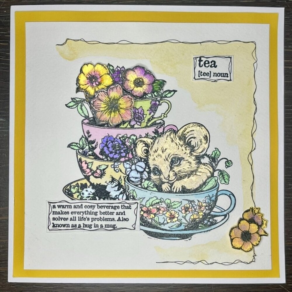 IndigoBlu Time for Tea A6 Rubber Stamps (IND1254)