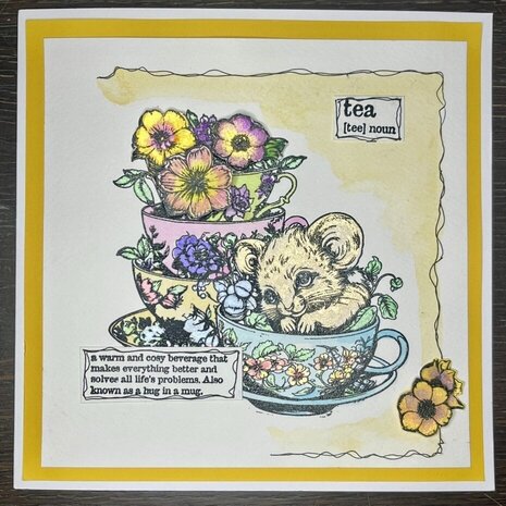 IndigoBlu Time for Tea A6 Rubber Stamps (IND1254)
