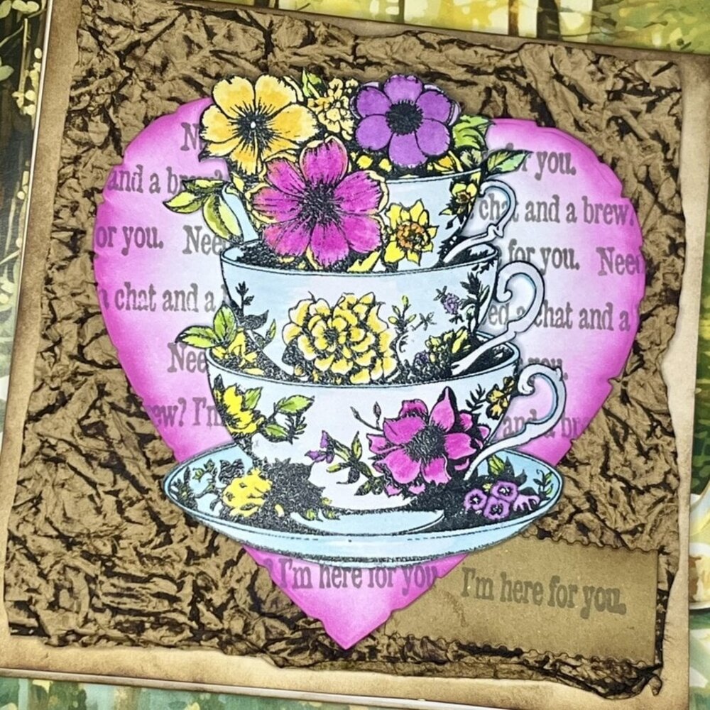 IndigoBlu Time for Tea A6 Rubber Stamps (IND1254)