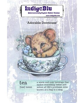 IndigoBlu Adorable Dormouse A6 Rubber Stamps (IND1255)