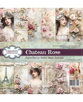 Creative Expressions Chateau Rose 8x8 Inch Paper Pad (CEPP0030) Creative Expressions Chateau Rose 8x8 Inch Paper Pad (CEPP0030)