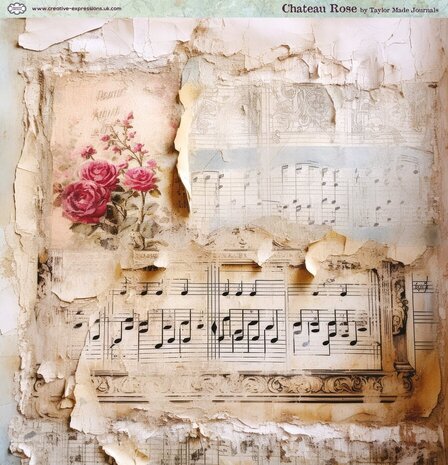 Creative Expressions Chateau Rose 8x8 Inch Paper Pad (CEPP0030) Creative Expressions Chateau Rose 8x8 Inch Paper Pad (CEPP0030)