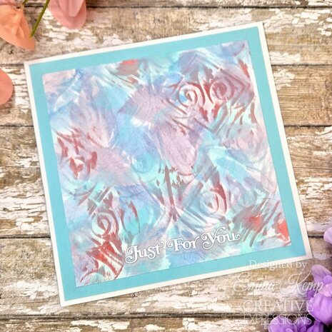 Creative Expressions Fleur-de-lis Trellis 6x6 Inch Stencil (CEST151)