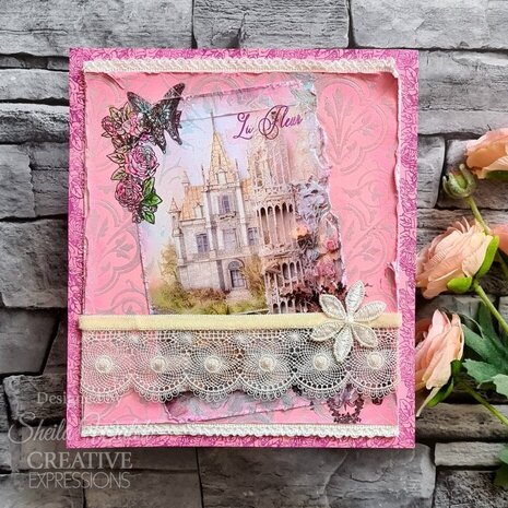 Creative Expressions Taylor Made Journals Clear Stamp Chateau Garden (CEC1072)