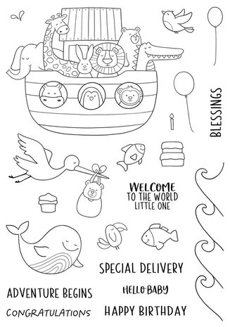 Creative Expressions Jane's Doodles Clear Stamp Set Special Delivery (CEC1076) Creative Expressions Jane's Doodles Clear Stamp Set Special Delivery (CEC1076)